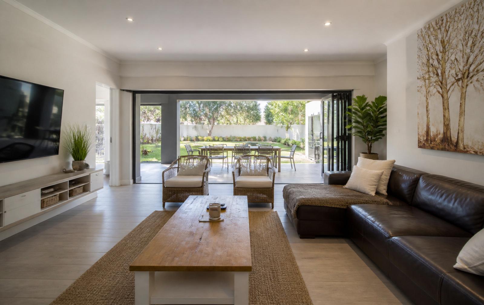 Modern South African living room interior